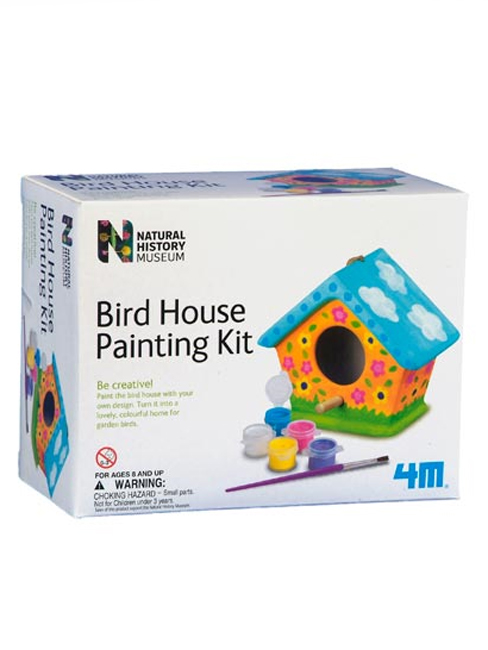 Natural History Museum Bird House Painting Kit - Natural History Museum