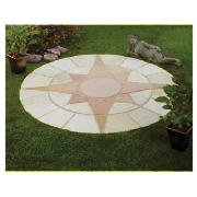 Natural stone mini star circle patio kit 1.8m