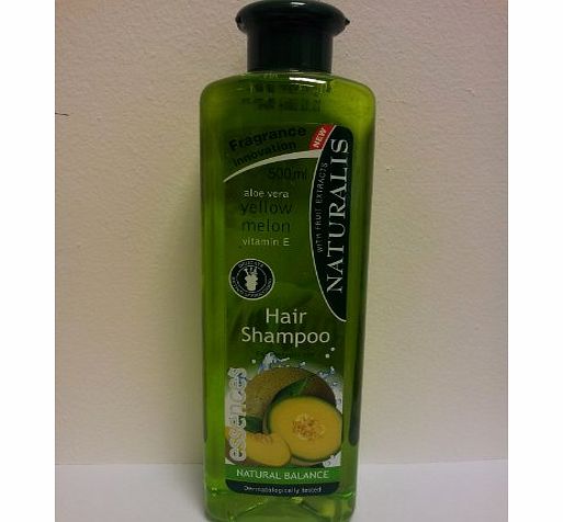 Naturalis 500ml Natural Balance Fruit Shampoo With Aloe Vera - Yellow Melon - Vitamin E