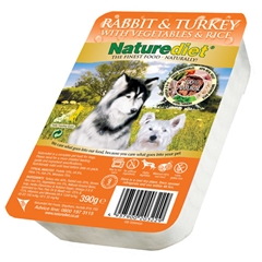 Adult Dog Food with Rabbit, Turkey, Vegetables and#38; Rice 390gm