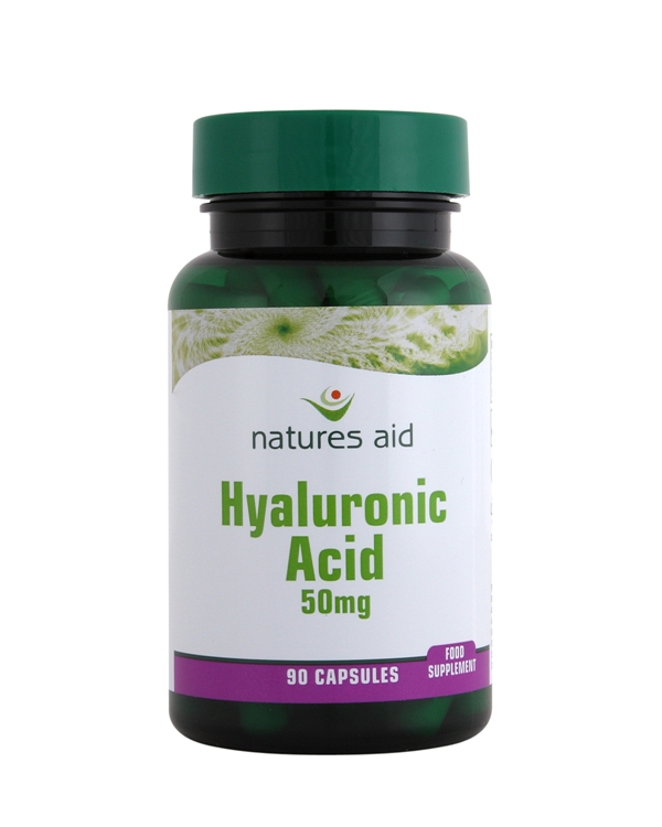 Hyaluronic Acid 50mg. 90 Vegetarian Capsules.