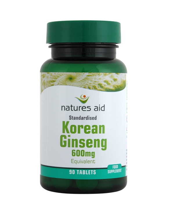 Korean Ginseng 40mg (600mg equiv) 90 Tablets.