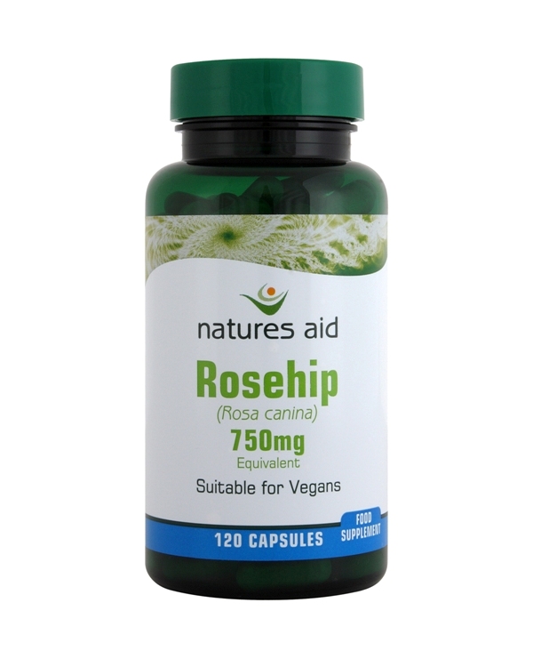 Rosehip 750mg. 120 Vegetarian Capsules.