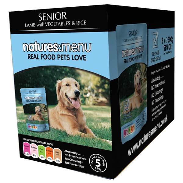 NaturesMenu Natures Menu Dog Food Pouches 300G X 8 Pack