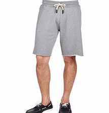 Grey pure cotton drawstring shorts