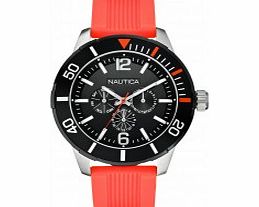 Nautica Mens NSR 11 Orange Watch