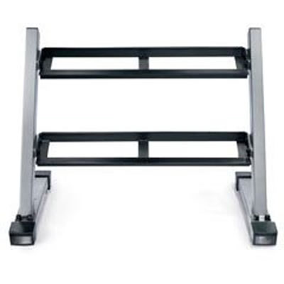 Nautilus NT1700 Two-Tier 3and#39; Dumbell Rack. (Nautilus NT1700 Two-Tier 4Ft. Dumbell Rack.)