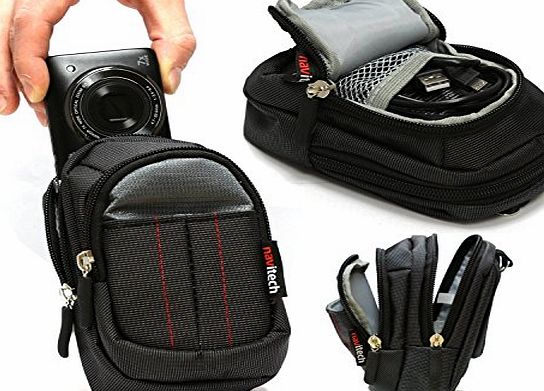 Navitech Black Digital Camera Case Bag For The Olympus TG-870