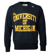 Navy `Michigan` Sweatshirt