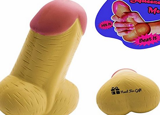 Need For Gift - Penis Stress Relief - Novelty Gifts - For Her, Him, Woman, Girlfriend, Girl, Boy, Husband, Wife - Christmas, Office, Gag, Joke, Secret Santa, Present