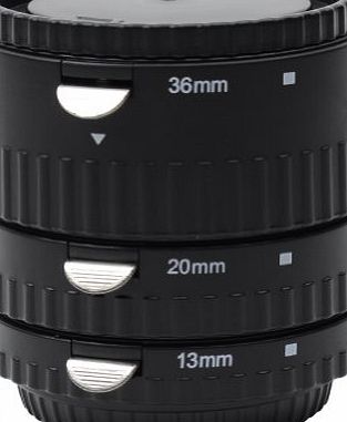 Neewer 13-20-36mm Macro Extension Tube Set for Sony A Mount DSLR Camera Lens