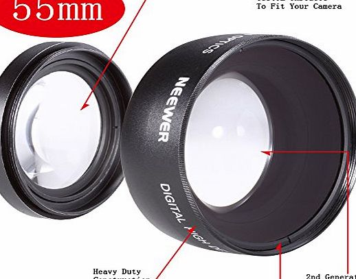 Neewer 55Mm Wide Angle Lens For Sony A230 A350 A300