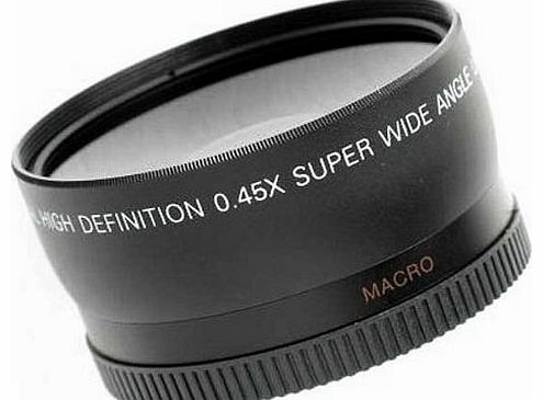  52Mm Wide-Angle Lens ~Including Bag~ For Nikon D40 D50 D60 D70 D80 D40X