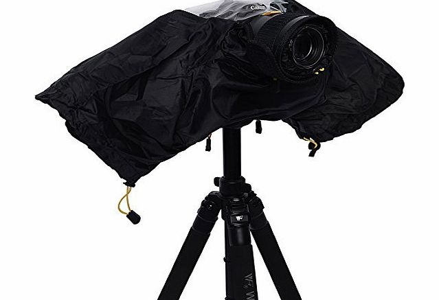 Neewer Rain Cover Rainproof Camera Protector for Canon Nikon Sony Pentax Olympus Fuji and Other Digital SLR Camera and Lens up to 200mm Length / such as Canon Rebel T5i T4i T3i T3 XT XTi SL1 EOS 700D