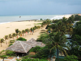 Negombo beach hotel in Sri Lanka