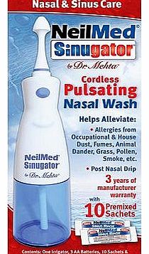 NeilMed Sinugator Cordless Pulsating Nasal Wash