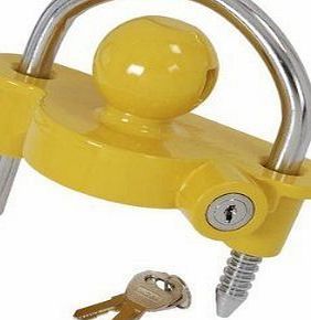 Neilsen Universal Security Coupling Lock / Hitch Lock for Trailers Caravan Horse Box Tow Ball Fittings