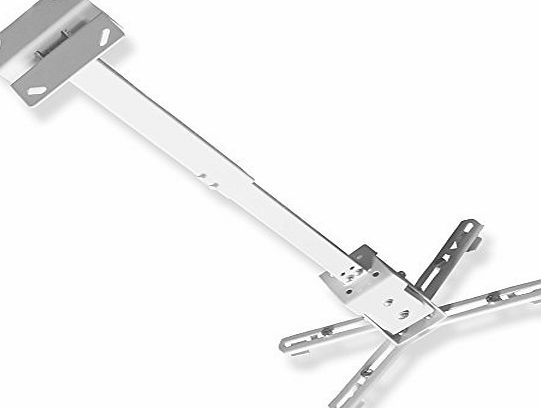 Nemaxx PH02 White Ceiling Mount Bracket Projector Home Cinema Universal Tilting