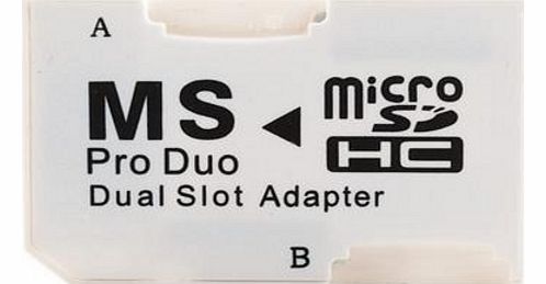 MicroSD to Memory Stick PRO Duo Dual slot