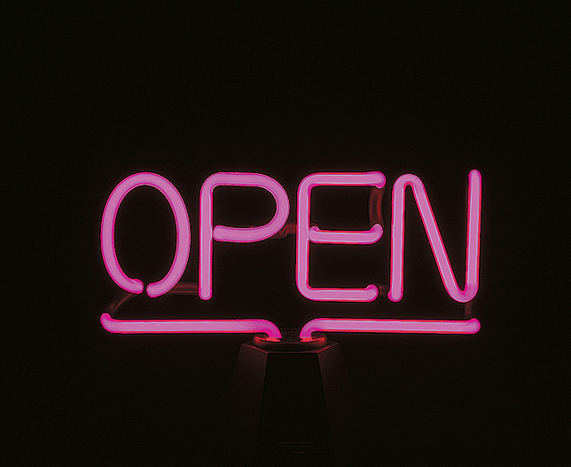 neon signs - Open