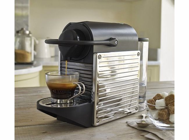 NESPRESSO  by Krups Pixie Coffee Machine - Stainless Steel
