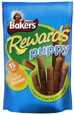 Bakers Rewards Puppy Dog Treats 126g