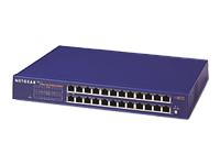NetGear 24 10/100Mbps Port Switch Ethernet RJ45Internal PSU FS524