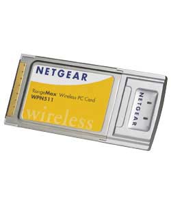 Netgear RangeMax Wireless Laptop Adaptor WPN511