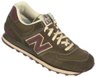574 Khaki Suede Trainers