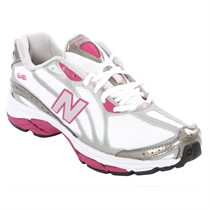 new balance 645 White Pink Running Trainers