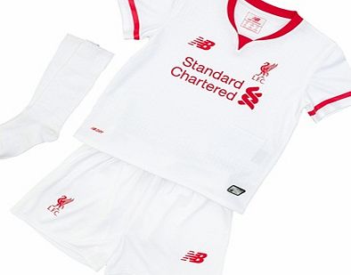 New Balance Liverpool Away Infant Kit 2015/16 White WSTI502