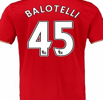 New Balance Liverpool Home Shirt 2015/16 Red with Balotelli