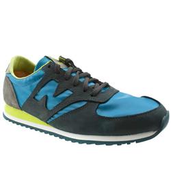 New Balance Male 420 Ddc Suede Upper Fashion Trainers in Blue