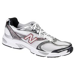 Male 562 Standard Width Running Shoe Textile/Other Upper Textile Lining Mens in White-Silver-Red