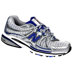 New Balance Male 769 Running Shoe Textile/Other Upper Textile Lining in White -Silver- Blue