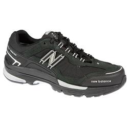 New Balance Male 859 D Fitting Leather/Textile Upper Textile Lining Fashion Trainers in Black
