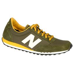 New Balance Male New Balance 410 Leather/Textile Upper Leather Lining Fashion Trainers in Green