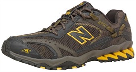 New Balance Mens Trail Shoes Brown/Yellow