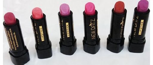 6 Pack New Dayz Dark Lipsticks,Light Lipstics BROWN DUSKY PINK ROSE PINK DARKEST RED (Light)
