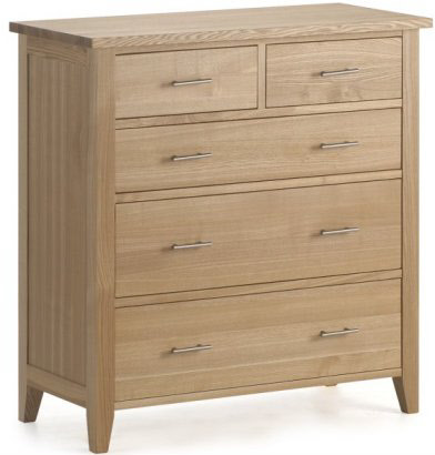- Ash 2 over 3 Drawer Chest of Drawers