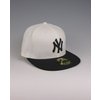 New Era New York Yankees Cap (White/Black)