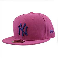 New York Yankees 59/50 Cap - Beet/P