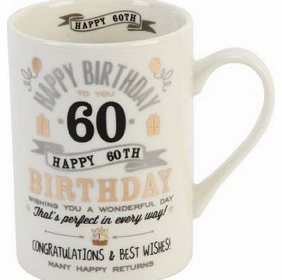 new item Signography 60th Birthday Gift Mug (CM24560)