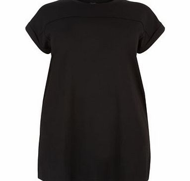 New Look Black Jersey T-Shirt Dress 3313060