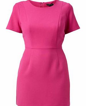 Bright Pink Fitted T-Shirt Dress 3248835