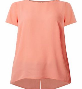 Coral Longline Split Back T-Shirt 3263754