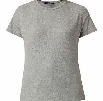 Grey Ribbed T-Shirt 3305357