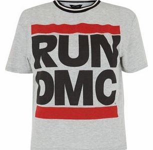 Grey Run DMC Ribbed Neck T-Shirt 3223638