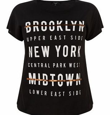 Inspire Black Brooklyn Foil T-Shirt 3313285