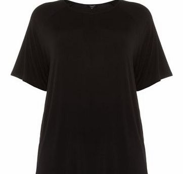 Inspire Black Wide Sleeve Slouchy T-Shirt 3128938